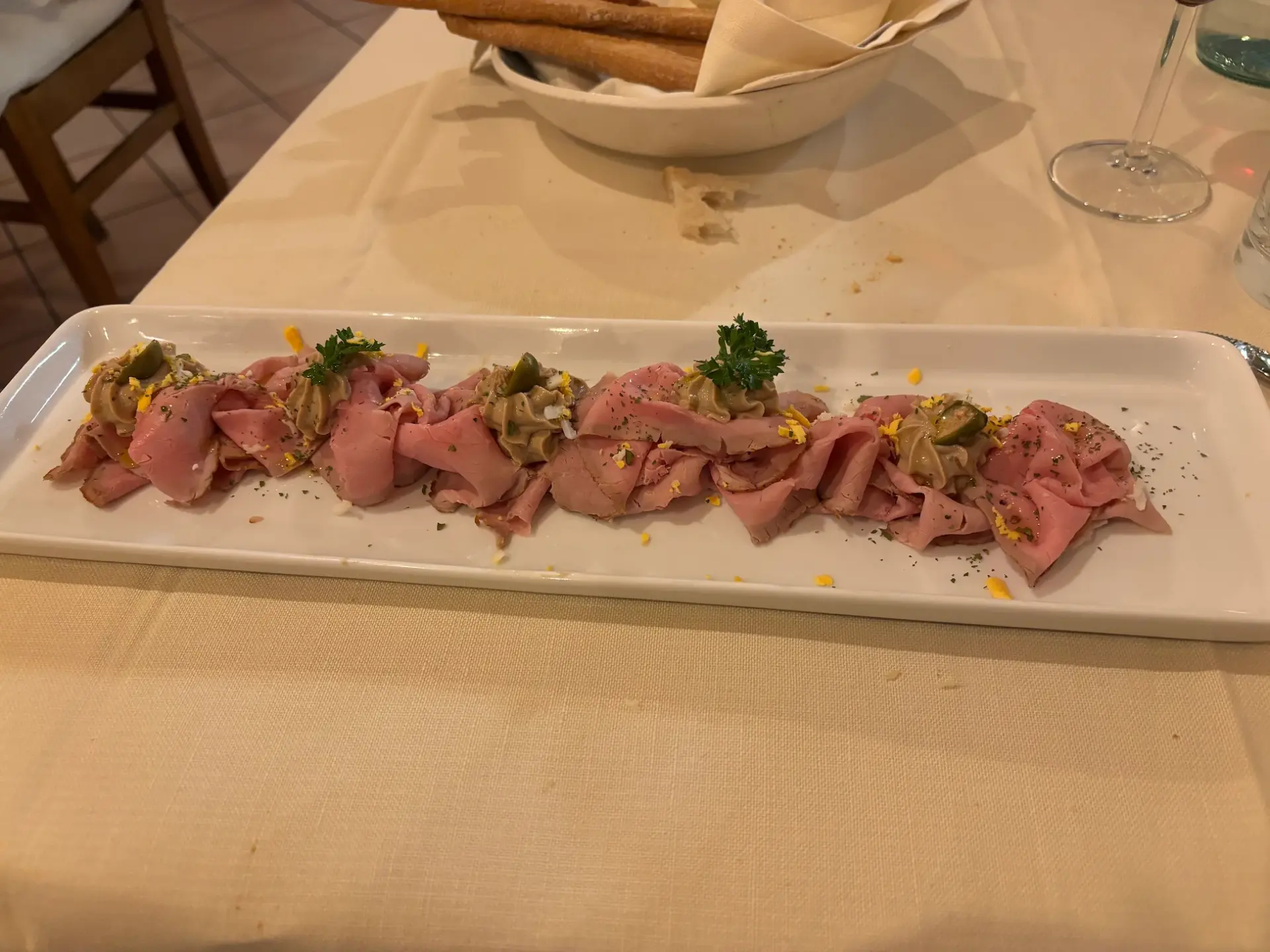 Vitello tonnato da condividere