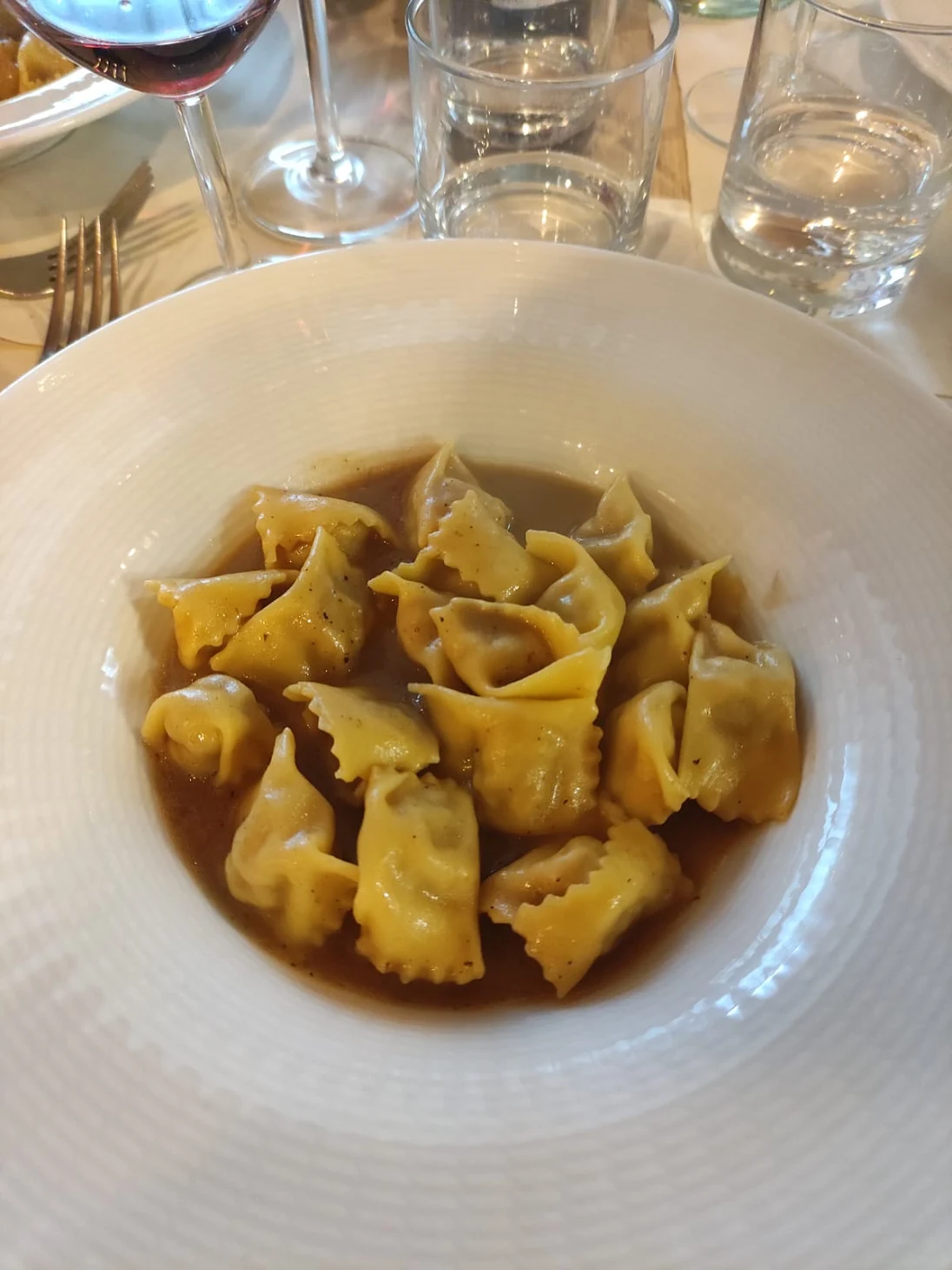 Agnolotti piemontesi al sugo d'arrosto